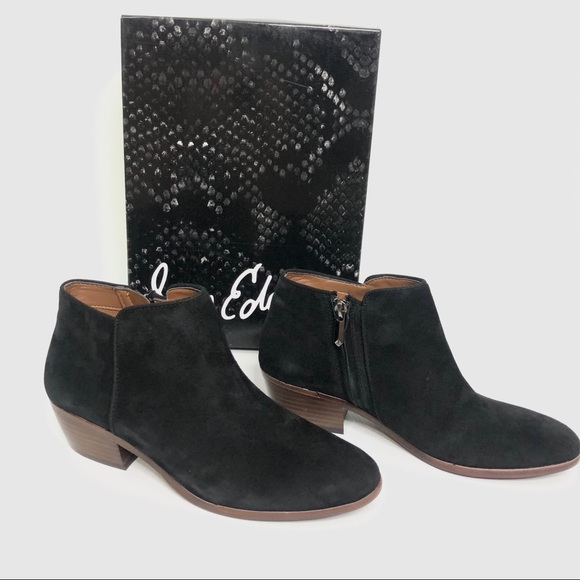 sam edelman mavis suede booties